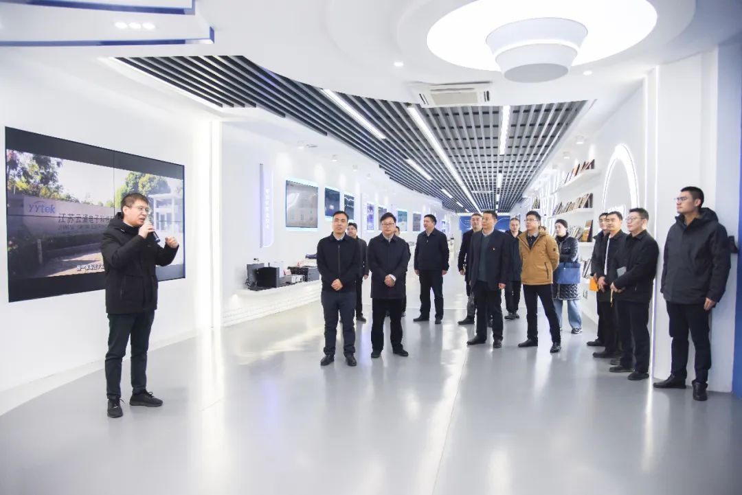 海陵區電子信息產業服務專班蒞臨云涌科技開展企業行活動